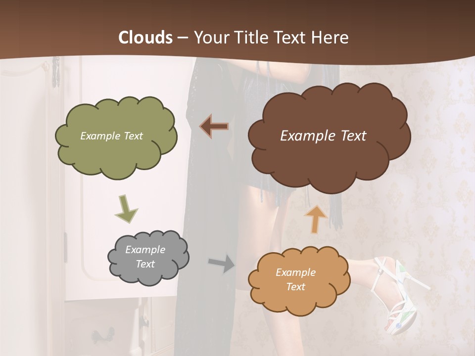 Caucasian  Choice PowerPoint Template