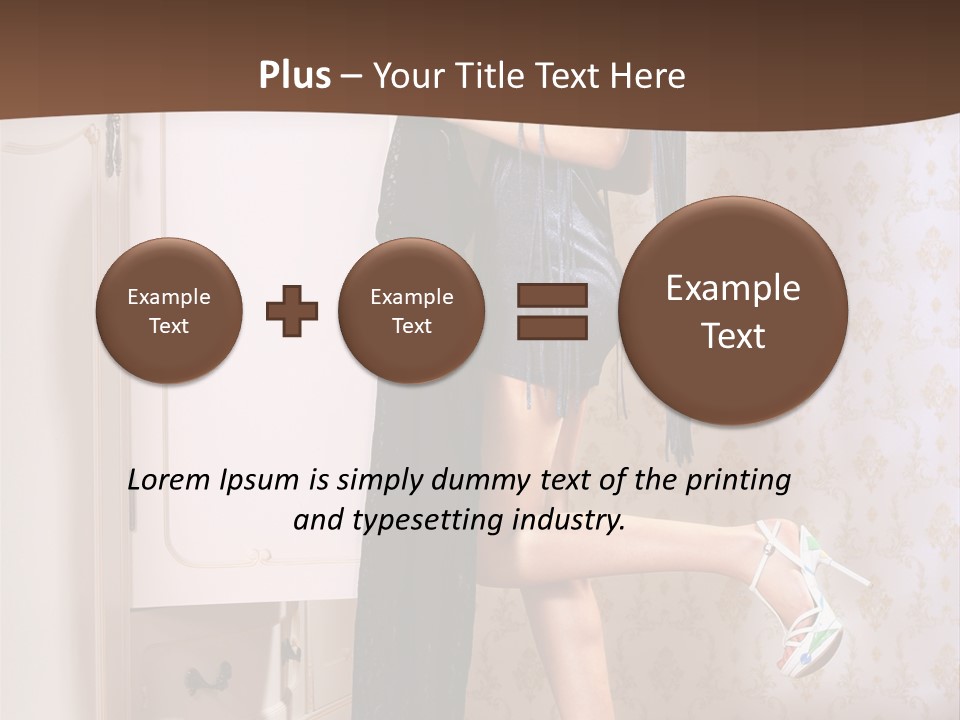 Caucasian  Choice PowerPoint Template