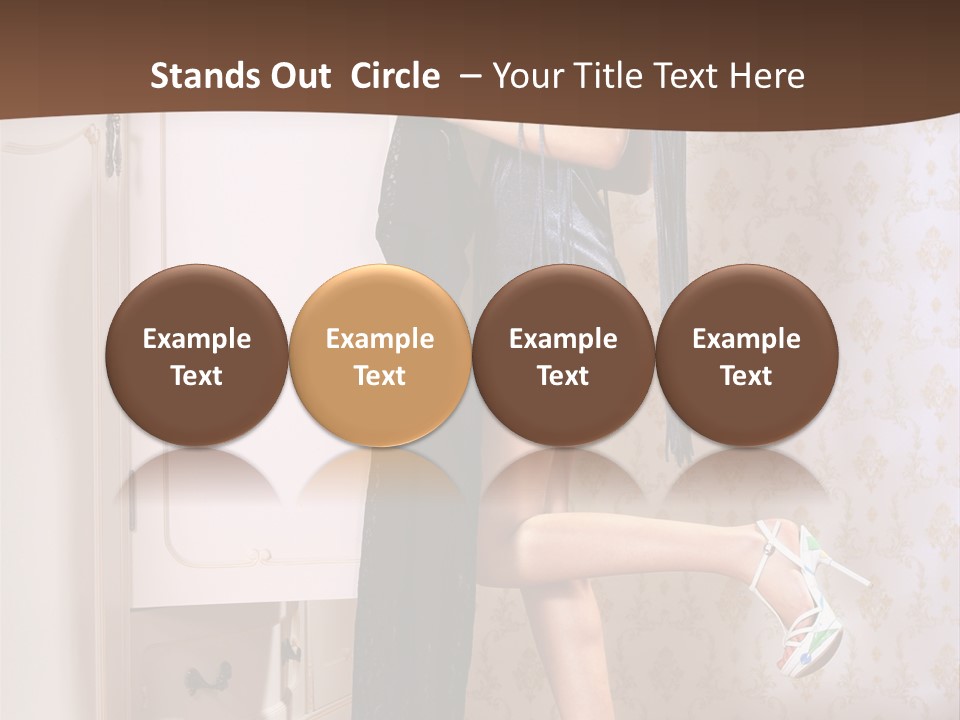 Caucasian  Choice PowerPoint Template