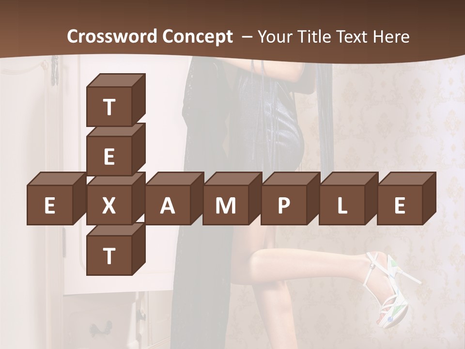 Caucasian  Choice PowerPoint Template