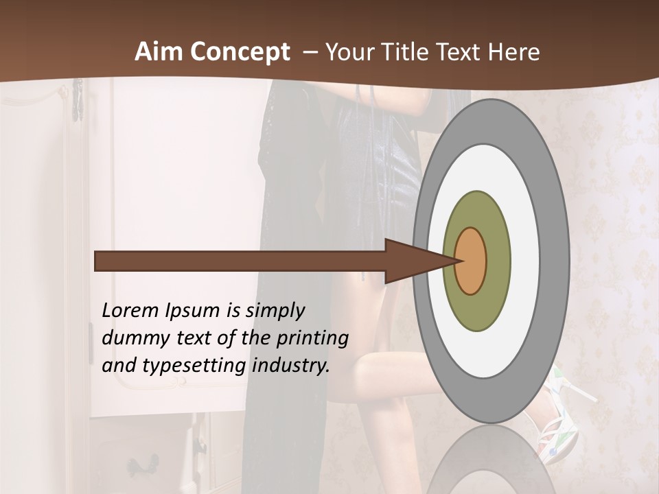 Caucasian  Choice PowerPoint Template