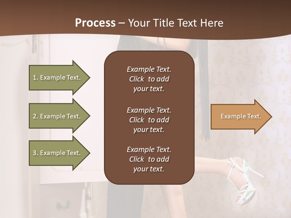 Caucasian  Choice PowerPoint Template