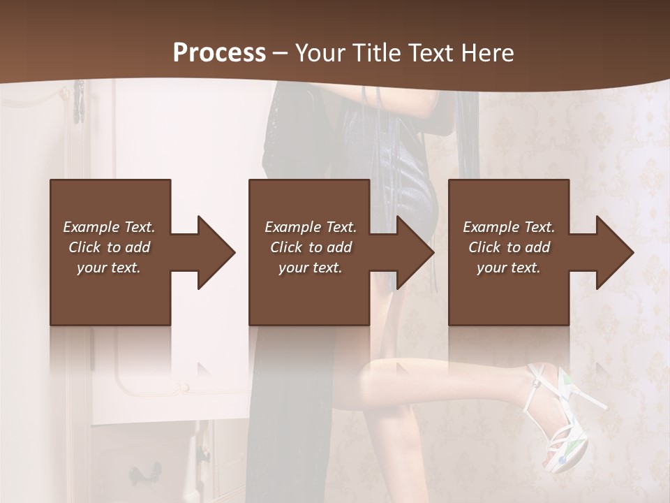 Caucasian  Choice PowerPoint Template