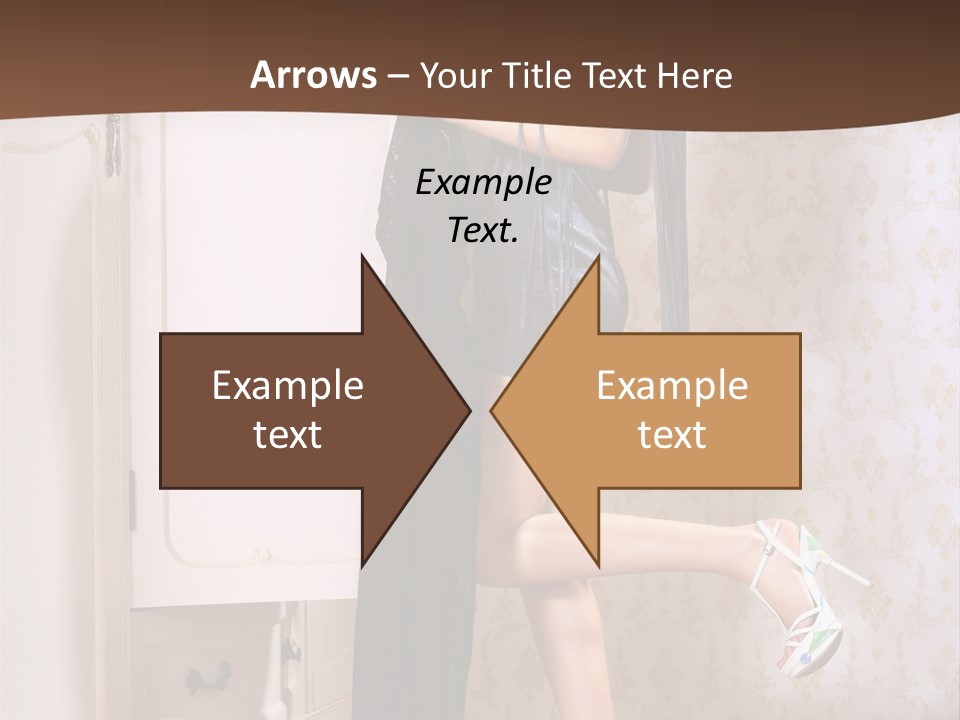 Caucasian  Choice PowerPoint Template