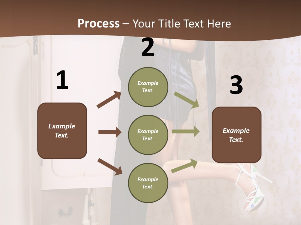Caucasian  Choice PowerPoint Template