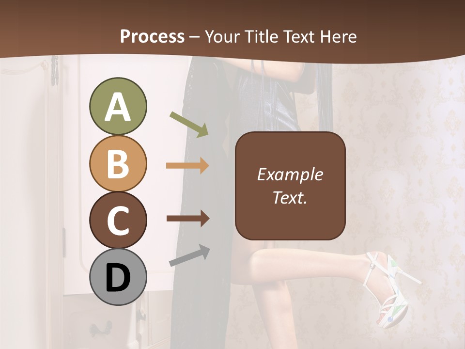 Caucasian  Choice PowerPoint Template