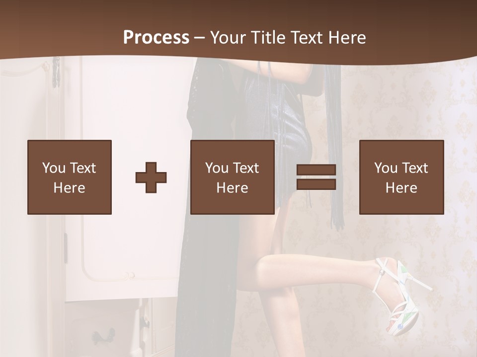 Caucasian  Choice PowerPoint Template