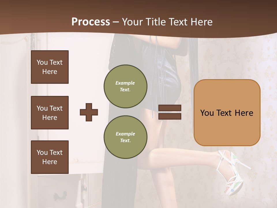 Caucasian  Choice PowerPoint Template