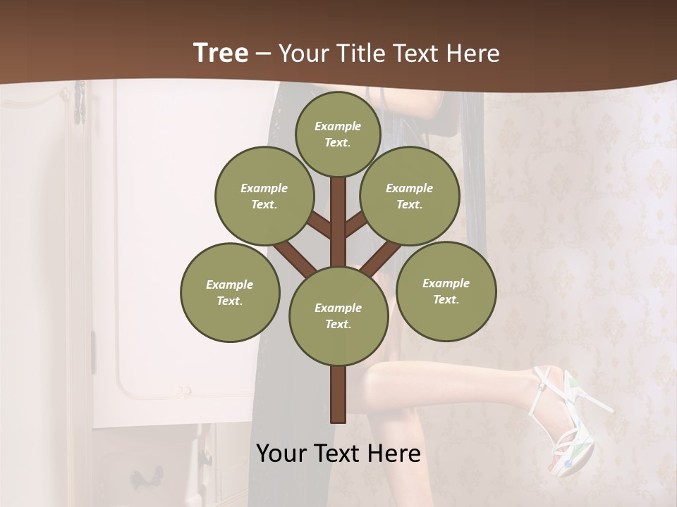 Caucasian  Choice PowerPoint Template