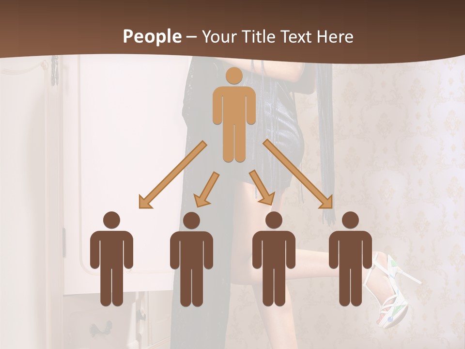 Caucasian  Choice PowerPoint Template