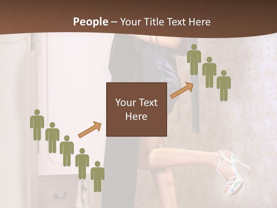 Caucasian  Choice PowerPoint Template