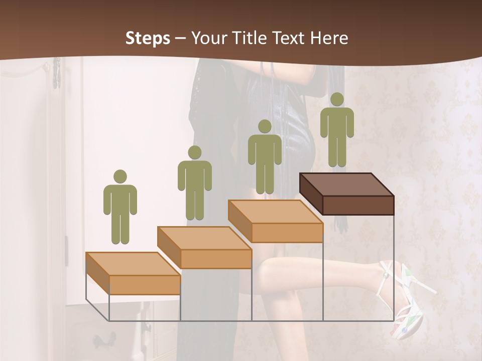 Caucasian  Choice PowerPoint Template