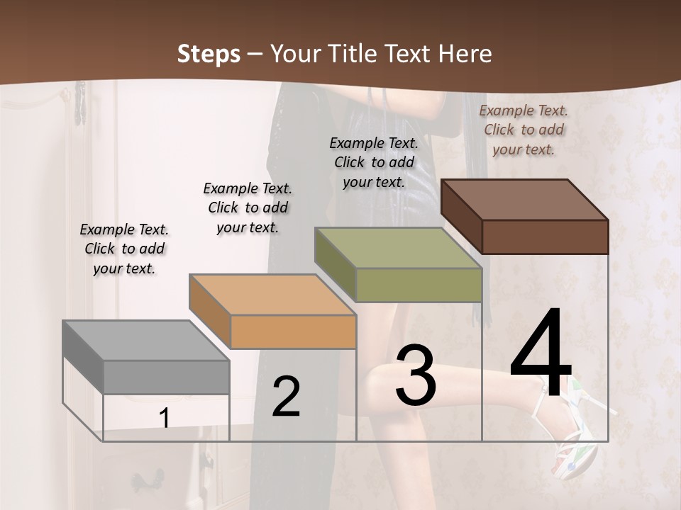 Caucasian  Choice PowerPoint Template