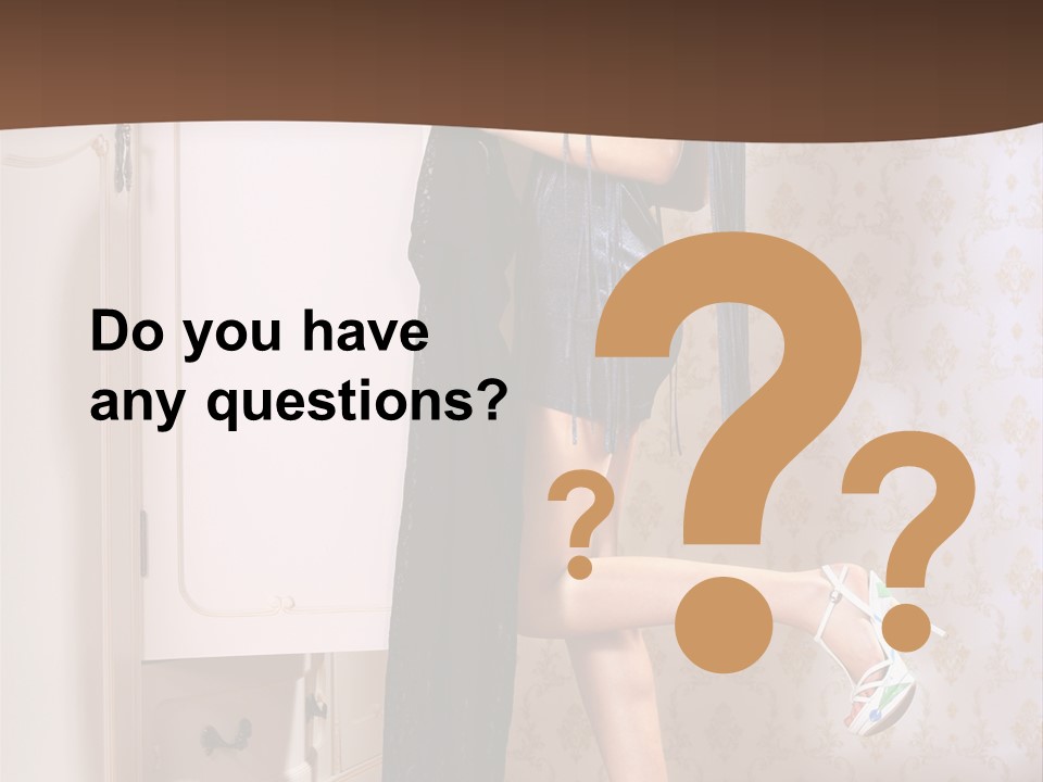 Caucasian  Choice PowerPoint Template