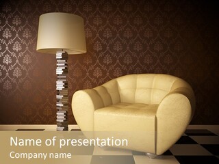 Furniture Light Design PowerPoint Template