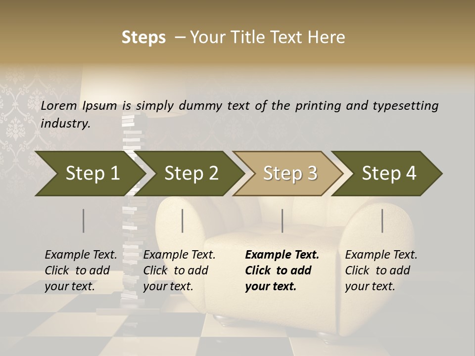 Furniture Light Design PowerPoint Template