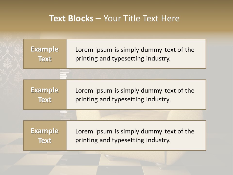 Furniture Light Design PowerPoint Template