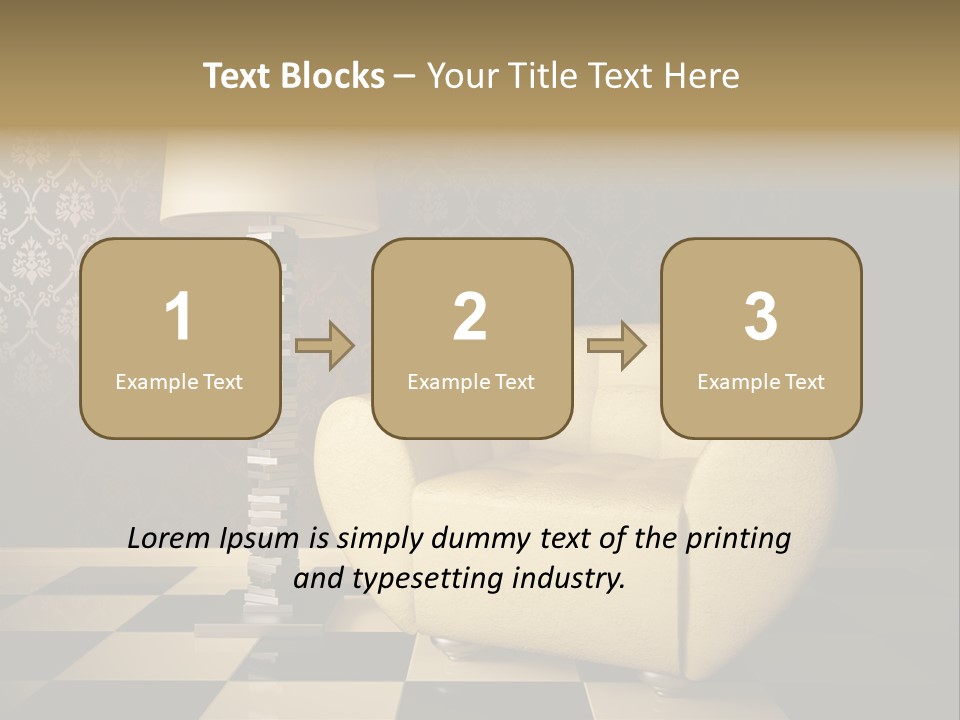 Furniture Light Design PowerPoint Template