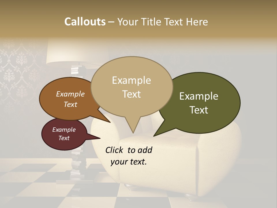Furniture Light Design PowerPoint Template