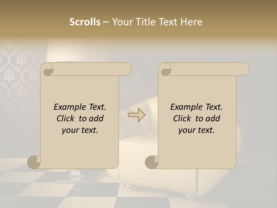 Furniture Light Design PowerPoint Template