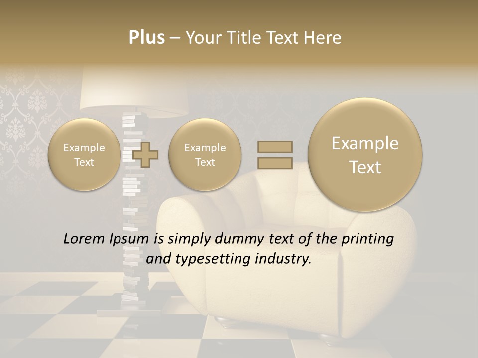 Furniture Light Design PowerPoint Template