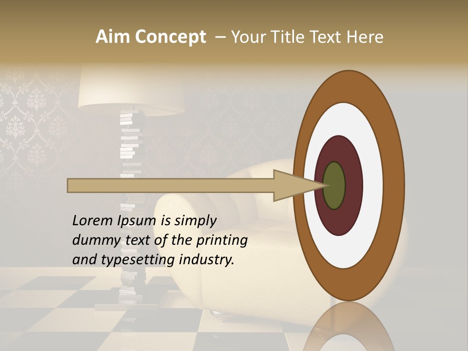 Furniture Light Design PowerPoint Template