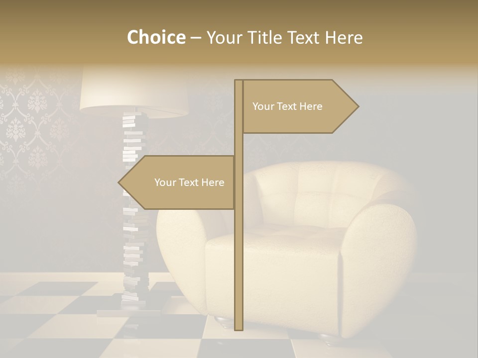 Furniture Light Design PowerPoint Template