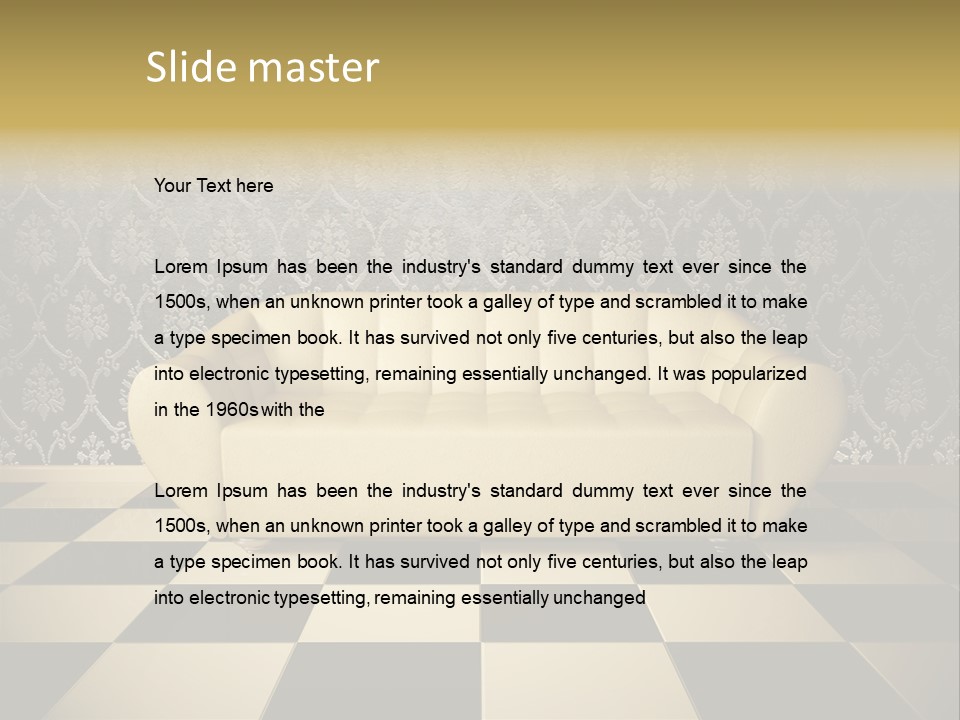 Floor Design Milky PowerPoint Template