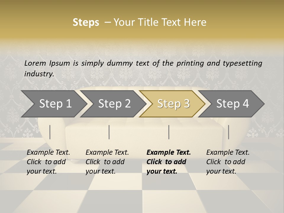 Floor Design Milky PowerPoint Template