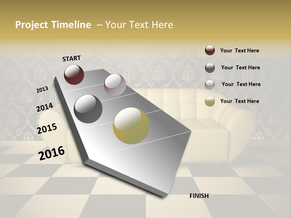 Floor Design Milky PowerPoint Template