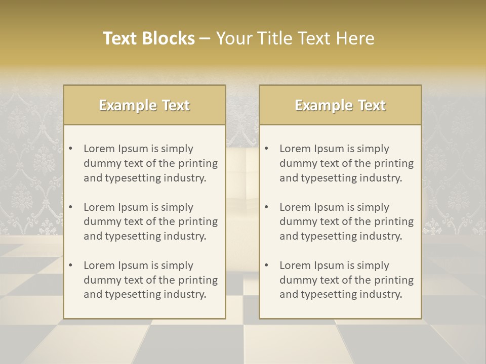 Floor Design Milky PowerPoint Template
