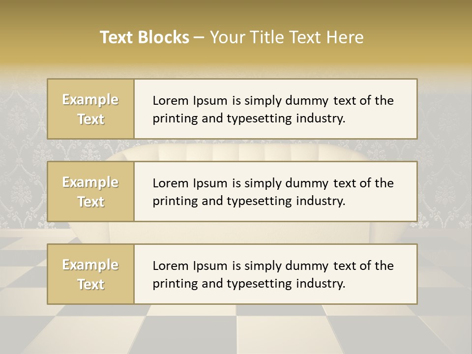 Floor Design Milky PowerPoint Template