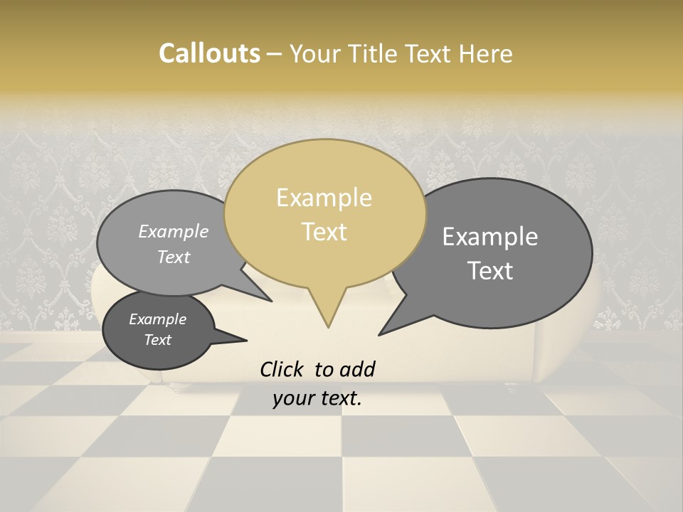 Floor Design Milky PowerPoint Template