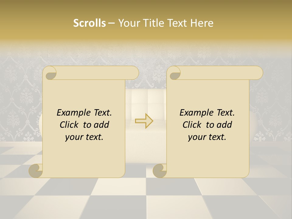 Floor Design Milky PowerPoint Template