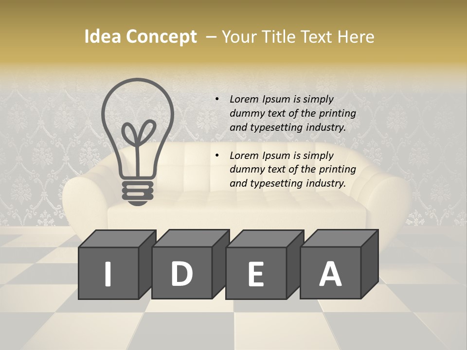 Floor Design Milky PowerPoint Template