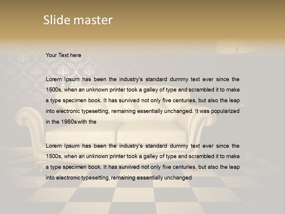 Design Divan Luxury PowerPoint Template