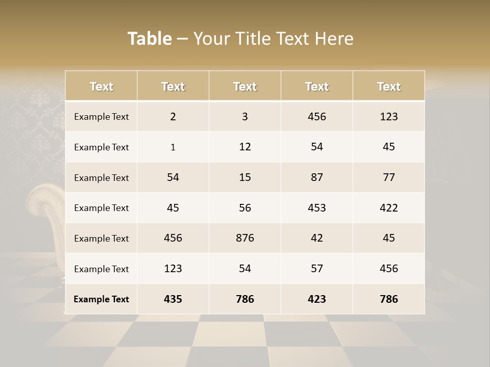 Design Divan Luxury PowerPoint Template