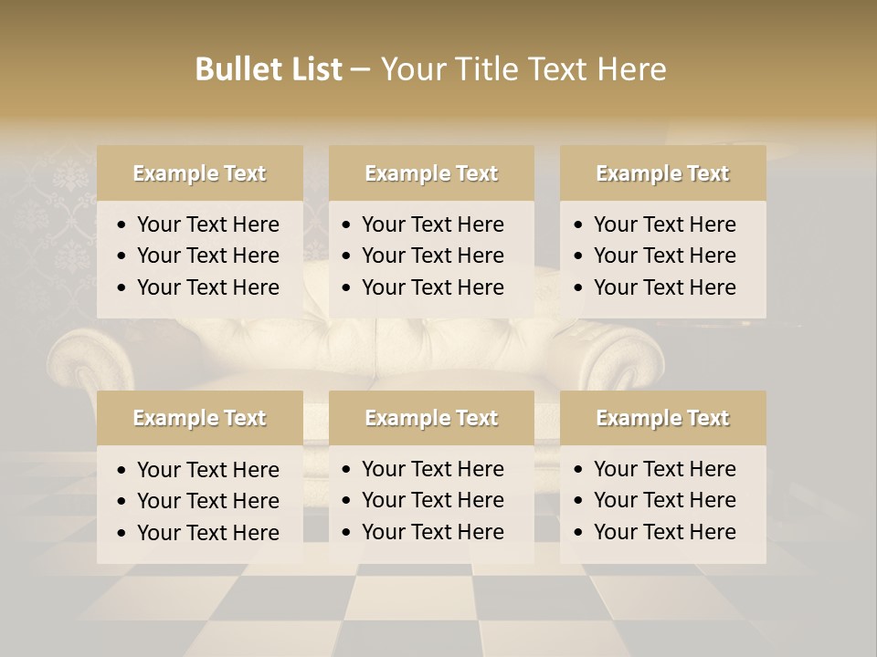 Design Divan Luxury PowerPoint Template