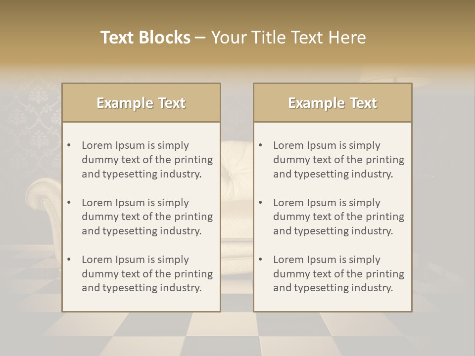 Design Divan Luxury PowerPoint Template