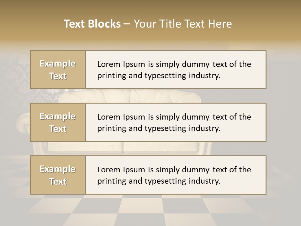 Design Divan Luxury PowerPoint Template
