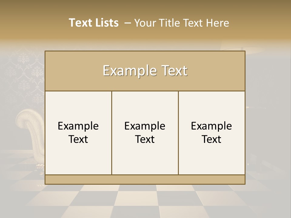 Design Divan Luxury PowerPoint Template