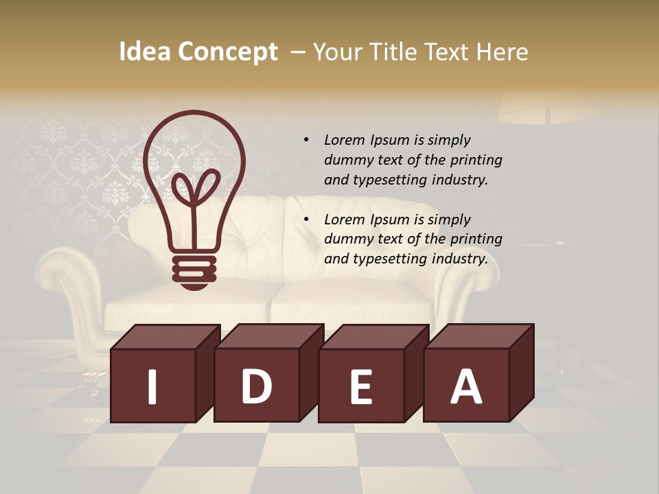 Design Divan Luxury PowerPoint Template