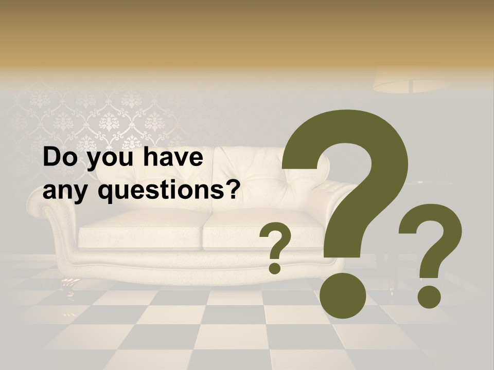 Design Divan Luxury PowerPoint Template