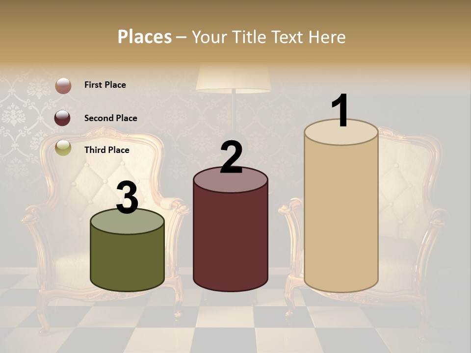 Living Pattern Furniture PowerPoint Template