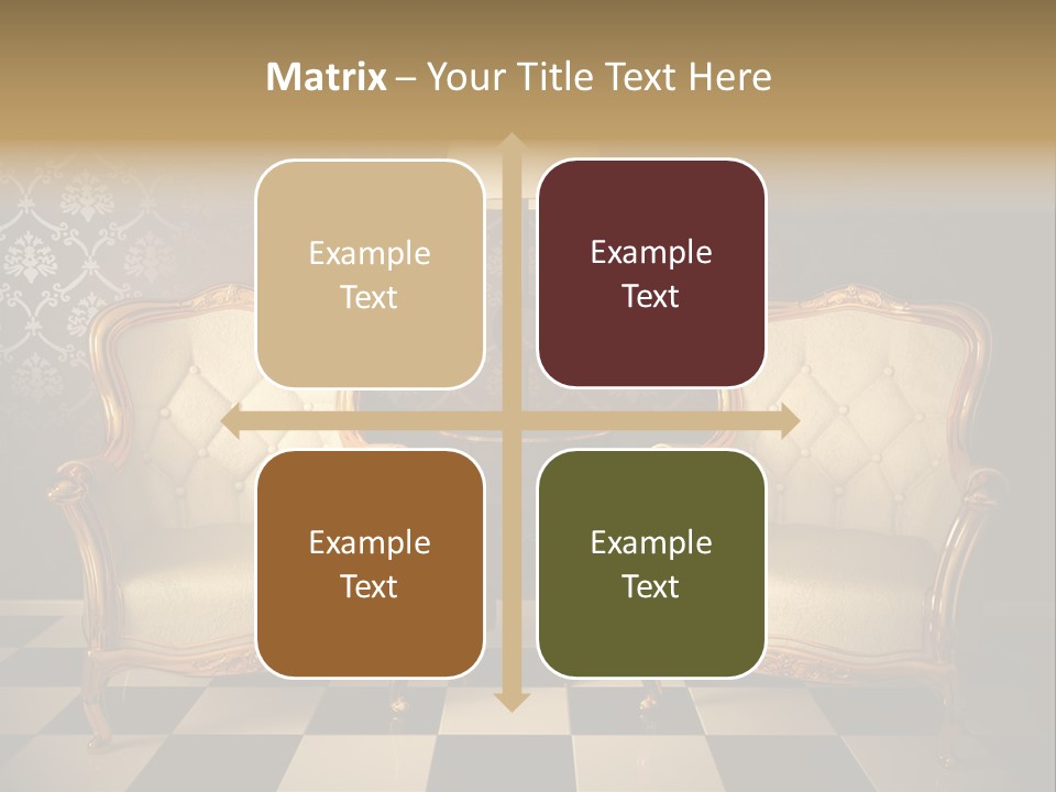 Living Pattern Furniture PowerPoint Template