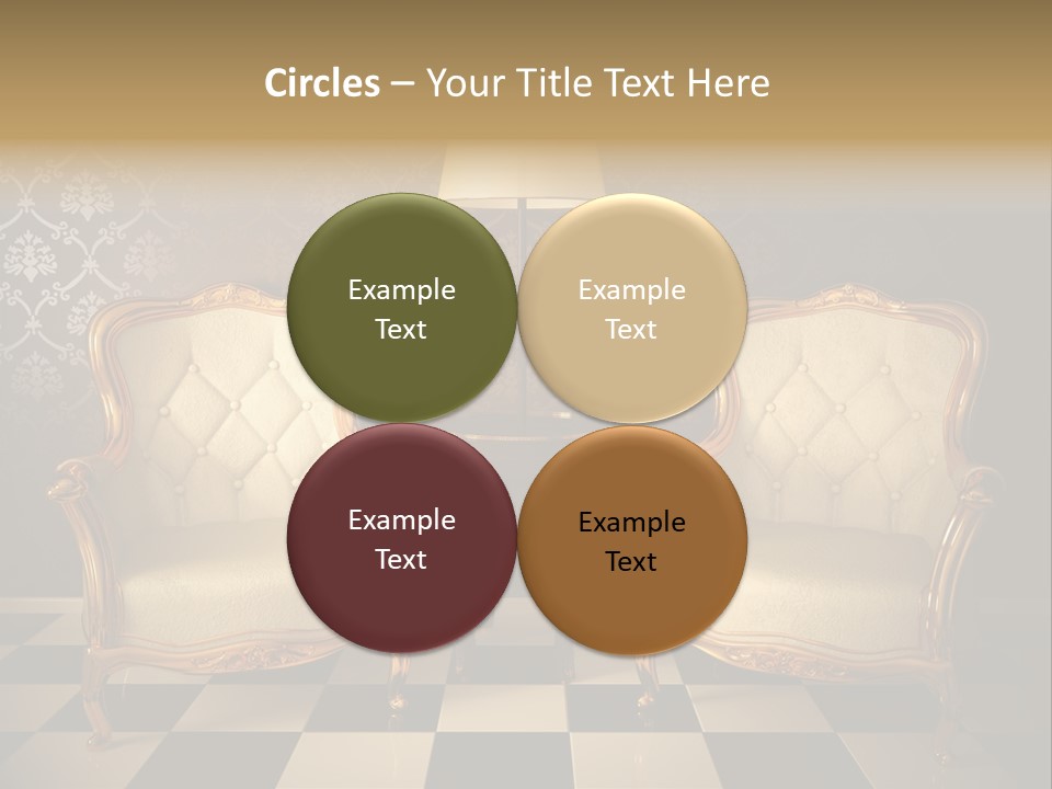 Living Pattern Furniture PowerPoint Template