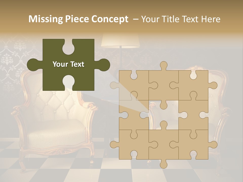 Living Pattern Furniture PowerPoint Template