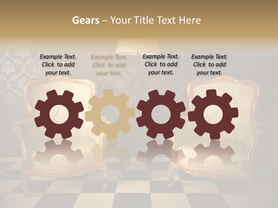 Living Pattern Furniture PowerPoint Template