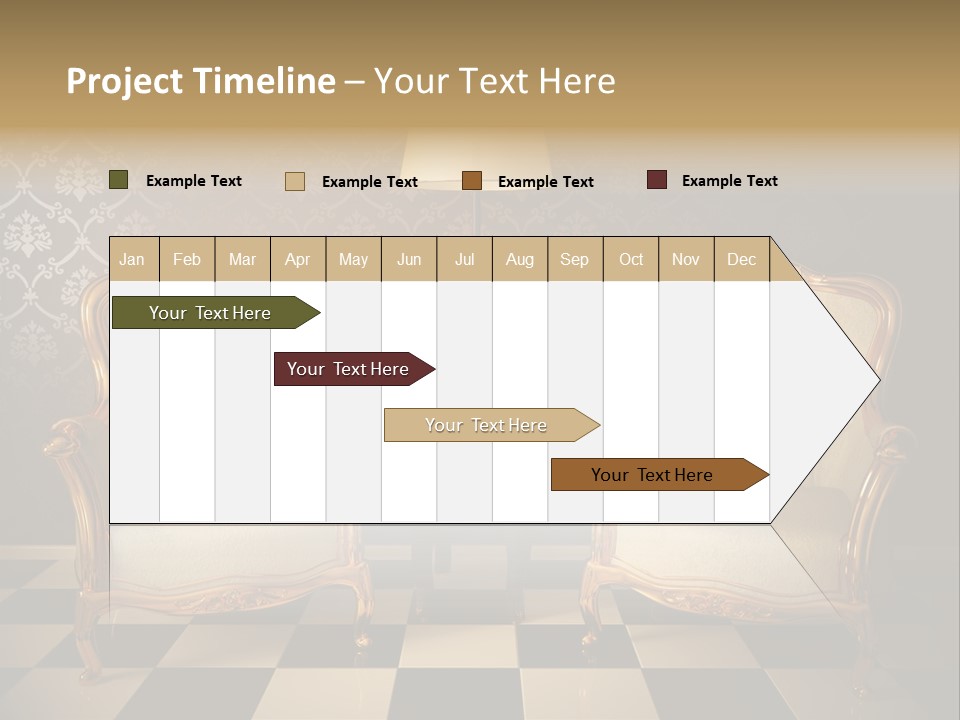 Living Pattern Furniture PowerPoint Template