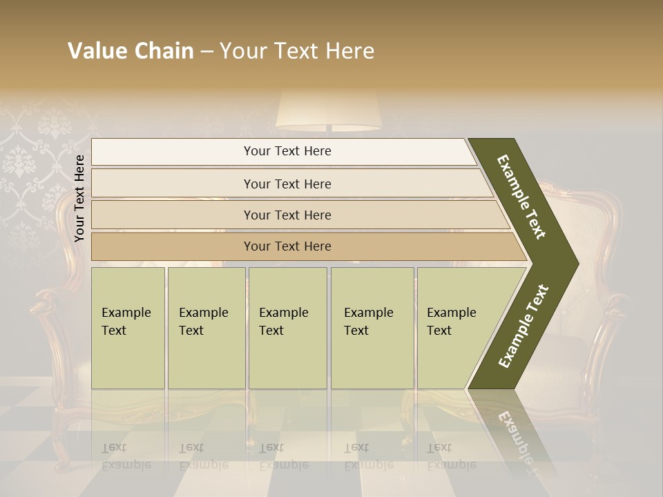 Living Pattern Furniture PowerPoint Template